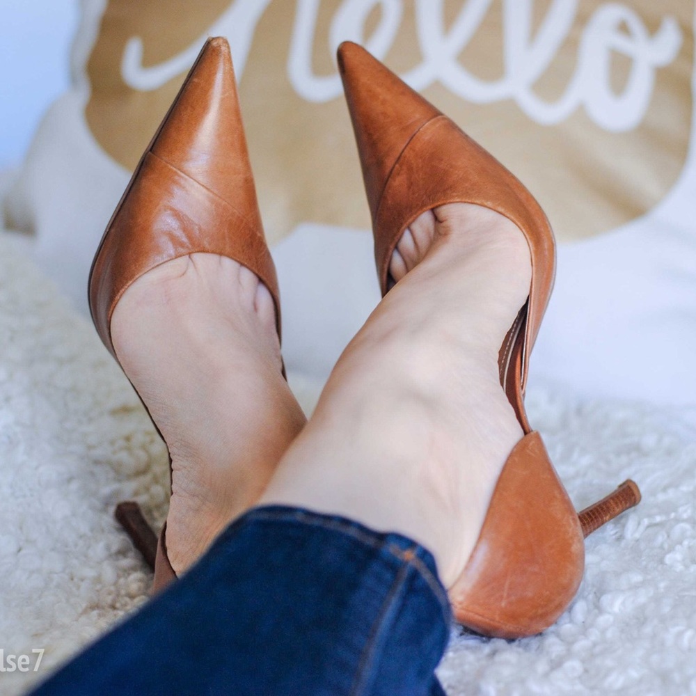ALDO Leather Pointy Toe Pumps